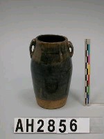 藏品(黑釉雙耳瓶)的圖片